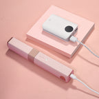 Portable Straight Curling Iron Pink