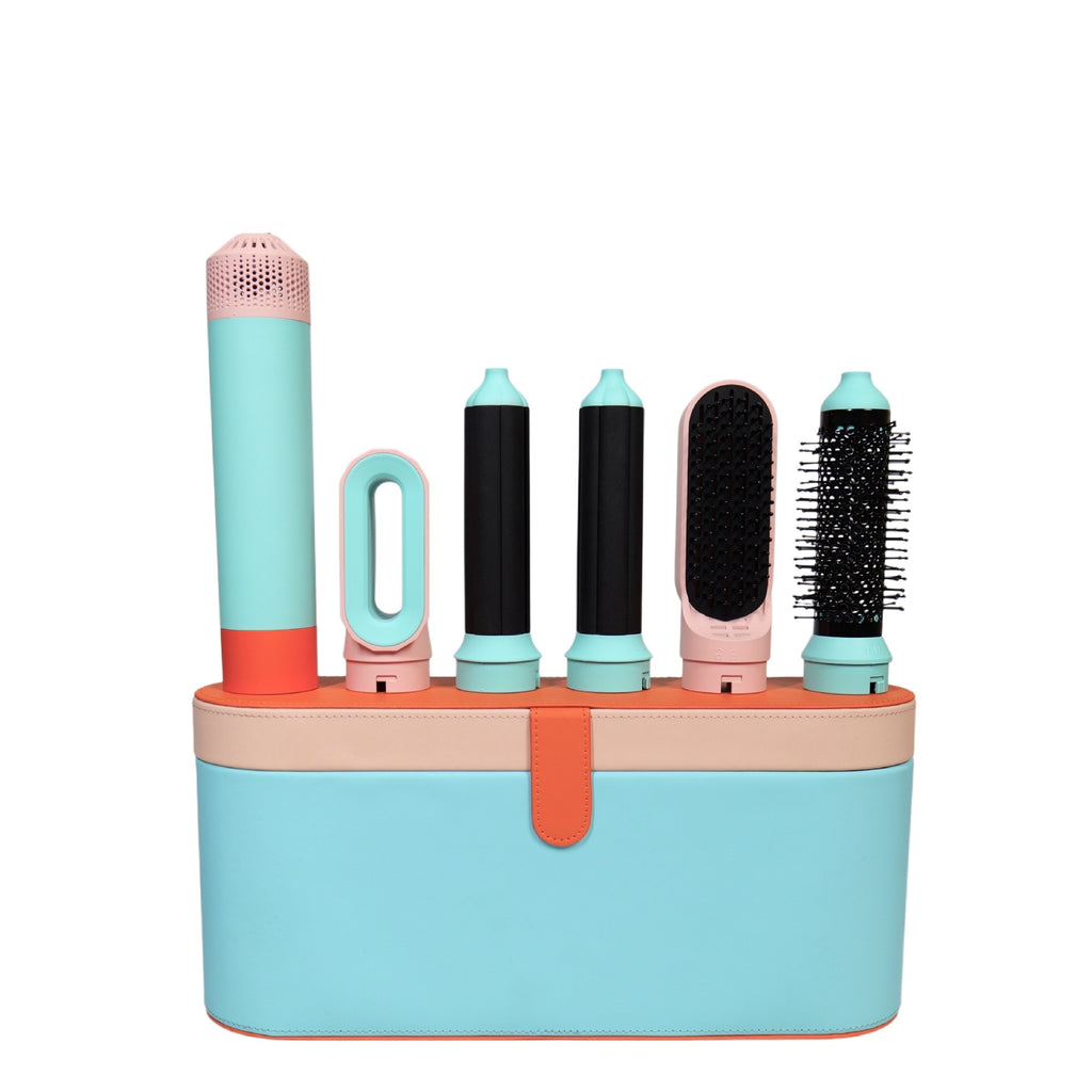 The Ultimate Set 5-in-1 hot air brush with an automatic curling